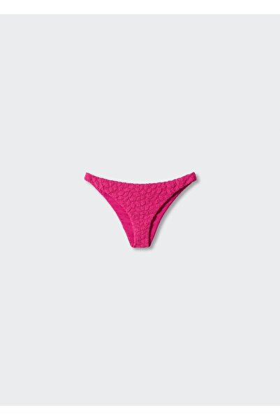 MANGO Woman Dokulu Klasik Bikini Altı