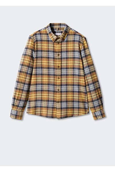 MANGO Man Kareli Oduncu Gömlek