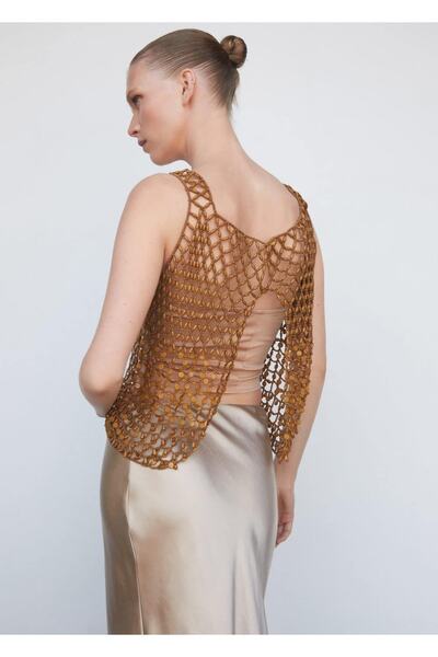 MANGO Woman Άνοιγμα με χάντρες