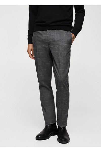 MANGO Man Slim Fit bavlněné kalhoty