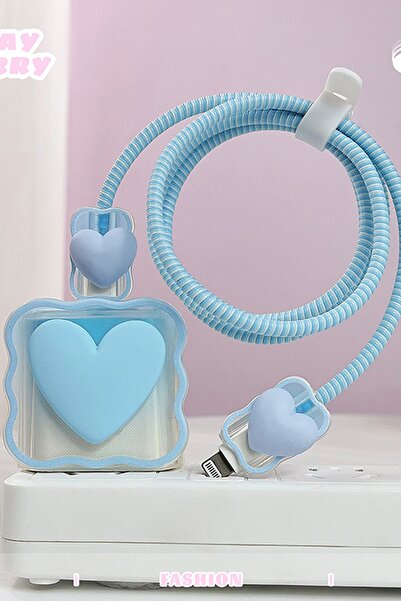 WANNA PROTECT Iphone 18-20w Uyumlu Figürlü Sevimli Şarj Başlığı Adaptörü Örme...