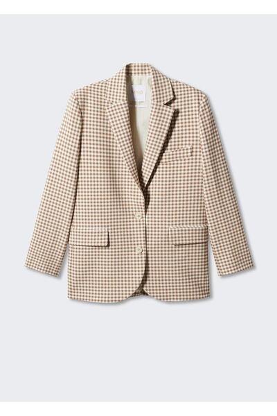 MANGO Woman Pötikareli Blazer Ceket