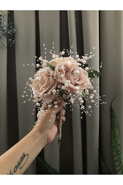 MEDUSA Yıldız Gelin Buketi Ve Damat Yaka Çiçeği (GELİN, DÜĞÜN, NİŞAN, KINA, E...