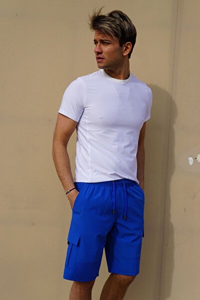 Remsa Mayo Ανδρικό σορτς τσέπης Blue Sea Cargo Plain 444 Saks