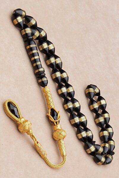 OTTOTESBİH Altın Kaplama 1000 Ayar Gümüş Kazaz Püsküllü 7x11mm Pirinç Sarmal ...