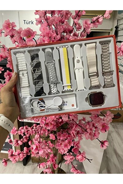 xonex Smart Watch 8 Ultra 7 In 1 Akıllı Saat 7 Kordonlu Takvim Spor Whatsapp Menülü