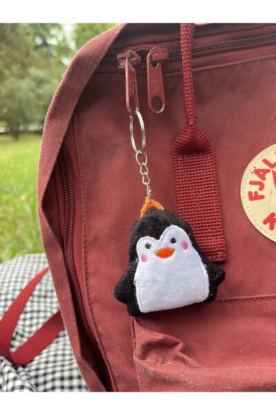 sumicorn Sevimli Penguen Peluş Kawaii Anahtarlık Çanta ve Cüzdan Aksesuarı He...