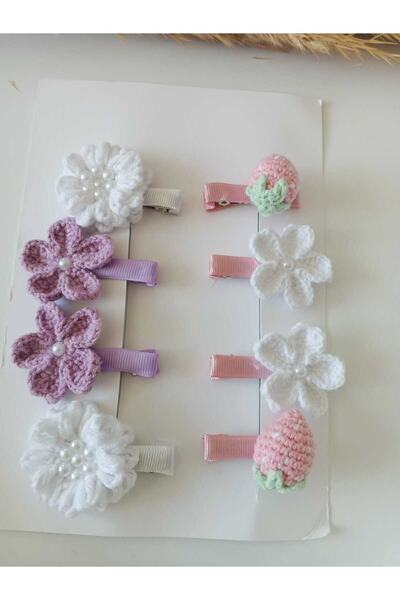 Kadın Girişimciler Atölyesi Затискачі для шарфів Затискачі для шарфів Різнокольорові Повернення до школи 8 штук Ручна робота Еко-пакет