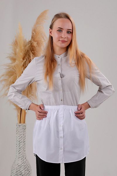 Melodi Scarf Lenjerie Fustă Cămașă Fustă Albă