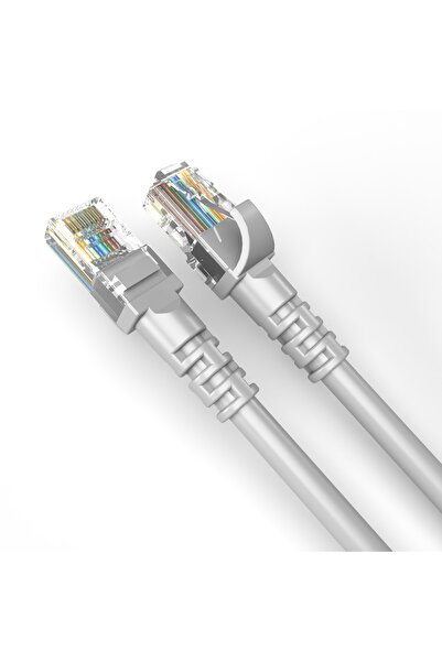 DERKAB 30 Metre Cat6 Network-Ağ-Ethernet Kablosu Gri