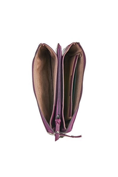 Grande 2670 Genuine Leather Women's Bag Plum