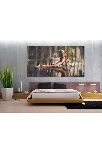 HDART Soyut Modern Yatak Odanıza Özel Modern Natural Nü Kadın Kanvas