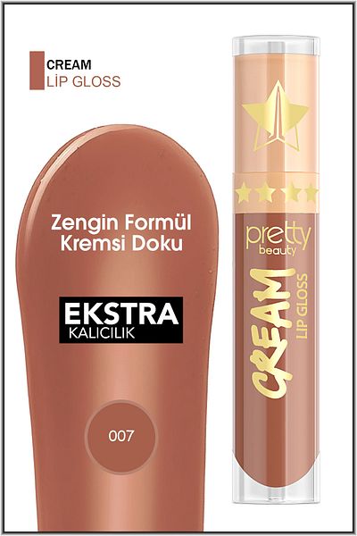 Pretty Beauty Cream Lipgloss & Long Lasting Liquid Lipstick
