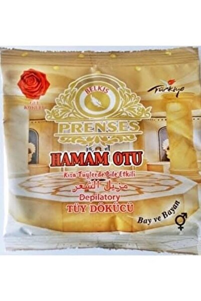 PRENSES Belkıs Hamam Otu Tüy Dökücü Gül Kokulu 150g X 100 Adet