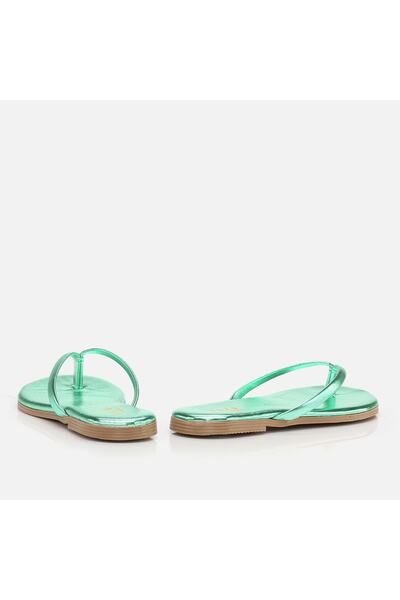 Yaya by Hotiç Women's Fistic Green Slippers 01TEY269760A810