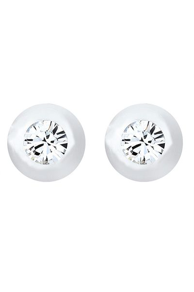 ELLI Ohrringe Kristall Funkelnd Basic 925 Silber