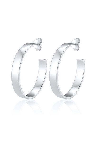 ELLI Ohrringe Creolen Hänger Basic Geo Trend Blogger 925 Silber