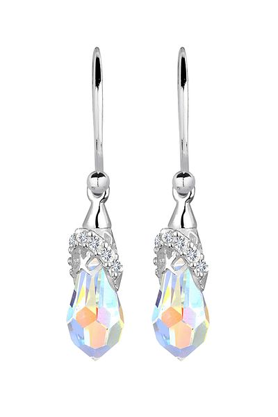 ELLI Ohrringe Hänger Kristal 925 Ayar Gümüş
