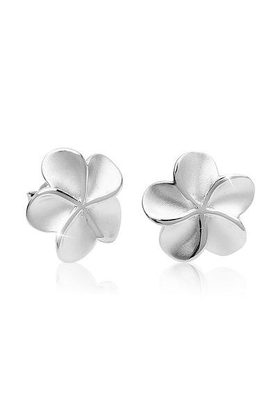 Nenalina Ohrringe Ohrstecker Blume Floral Verspielt 925 Gümüş