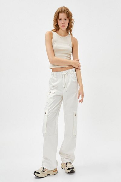 Koton Women's Ecru Jeans