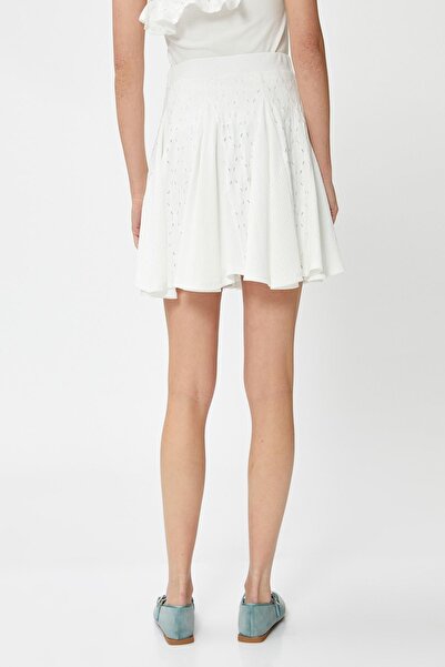 Koton Weißer Damenrock