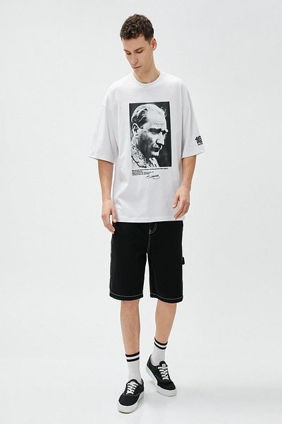 Koton Men's White T-Shirt