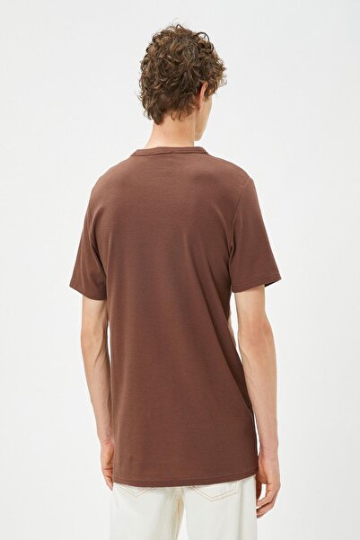 Koton Braunes T-Shirt für Herren