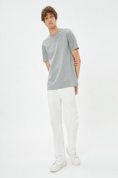 Koton Men's Gray T-Shirt