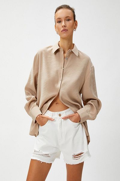 Koton Women's Beige Shirt