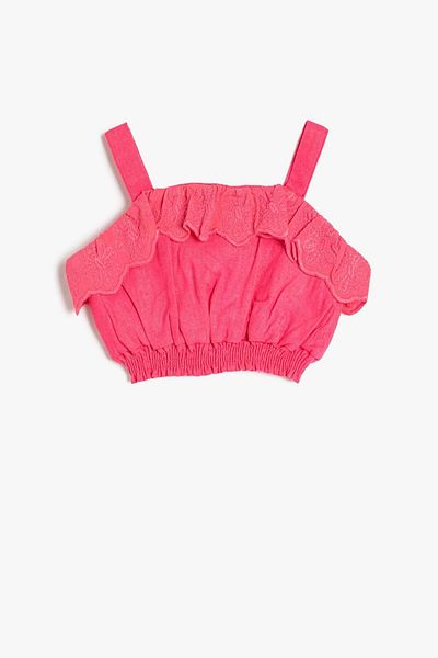 Koton Baby-Mädchen-Rosa-Bluse