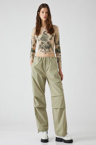 Koton Khaki-Jeans für Damen
