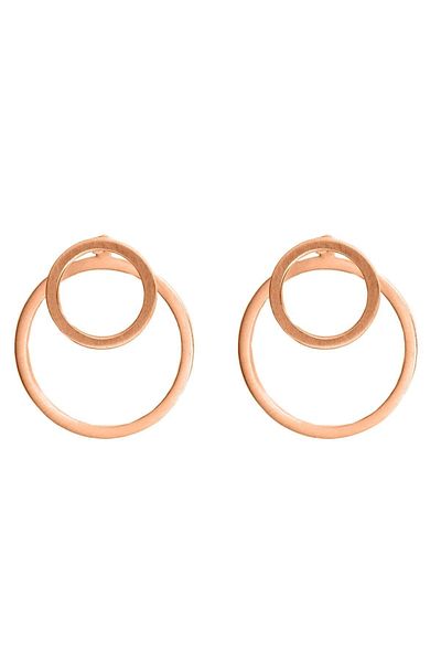 Heideman Ohrstecker Circle Ewiger Kreis silberfarben glanzmatt sexy