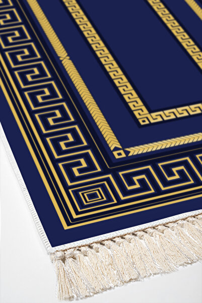 Alanur Home Eko Trend DJT Σετ 3 πλενόμενων αντιολισθητικών πατωμάτων μπάνιου 651M Μοντέρνο Χρυσό