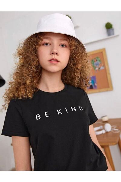 Revasser KİDS Дитячий унісекс Oversize Bekind Футболка з принтом bekind-s