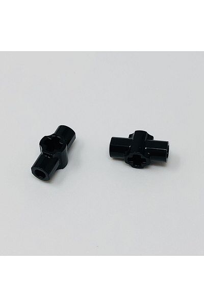 LEGO Technic Custom Axle Connector Hub Large Lightsaber Hilt Black 2pcs