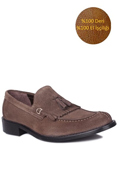 Erkan Kaban 335 321 Ανδρικά Παπούτσια Χακί Σουέντ Κλασικά Μεγάλου & Μικρού Με...