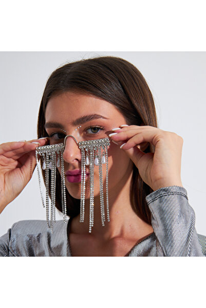 Flaner Paris Aksesuar taşlı gözlük rhinstone glasses