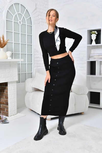 VOLT CLOTHİNG Női kötöttáru szoknya öltöny