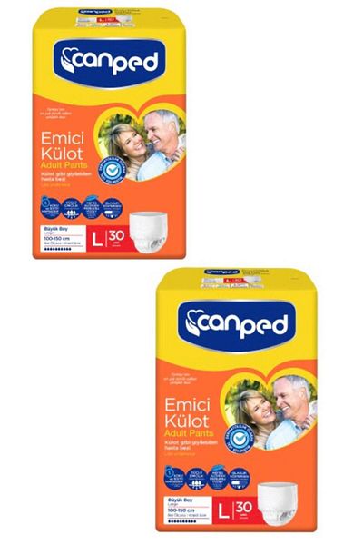 Canped ABSORBENT PANTIES L 60 PACK (2 PACK)
