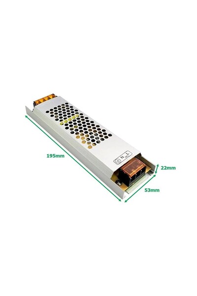 WELL POWER Wellpower 17 Amper 12 Volt Şerit Led Trafosu Ultra Slim Adaptör WP...