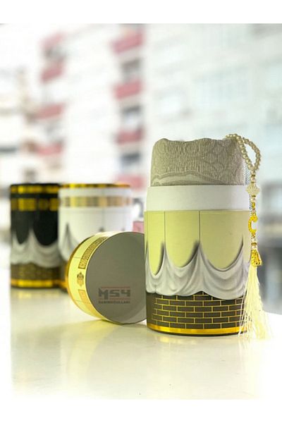 hr hediyelik Kaaba Patterned Cylinder Boxed Prayer Rack