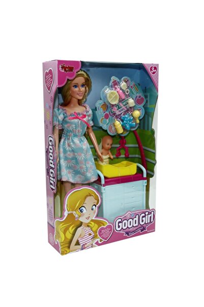 cayenna Kutulu 29Cm Aksesuarlı Beşikli Bebek