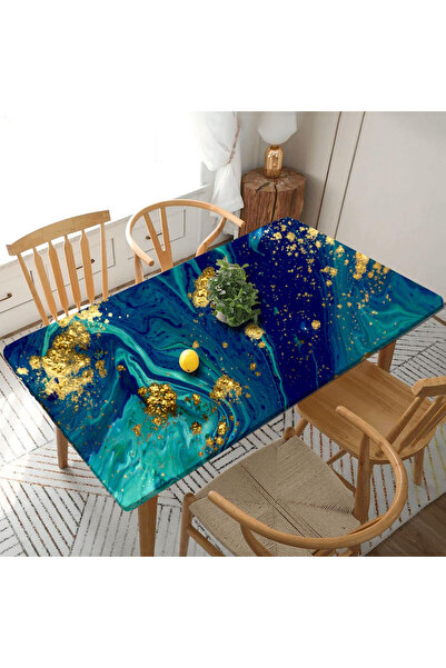 Özbey Reklam طاولة منقوشة بالرخام، خزانة كونترتوب، طلاء ورق لاصق للمطبخ (حجم 150 × 70) Mr119