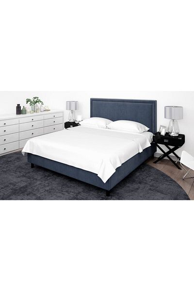 MEŞELİ TEKSTİL Double Hotel Bed Sheet 57 Wire 240x280