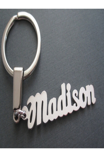 erva silver Gümüş Kişiye Özel İsimli Gümüş Anahtarlık Erva SİLVER