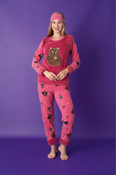 Asel Set de pijamale din lână pentru femei