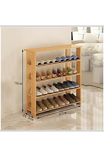 EHFM TİÇARET Ahşap Ayakkabılık Raf