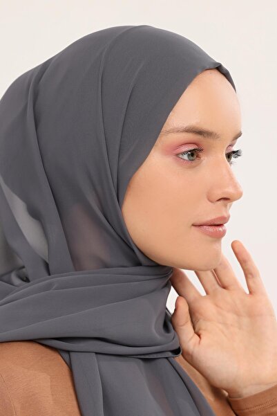 Altobeh Ready Practical Luxury Snap-on Elastic Bonneted Chiffon Shawl