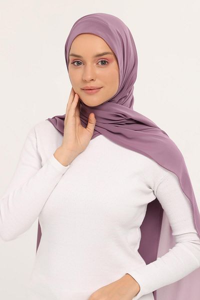 Altobeh Έτοιμο Luxury Practical Hijab Chiffon Shawl Light Maroon