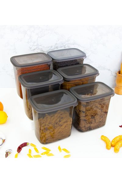Dükkanönü Set of 6 Decobella Storage Containers